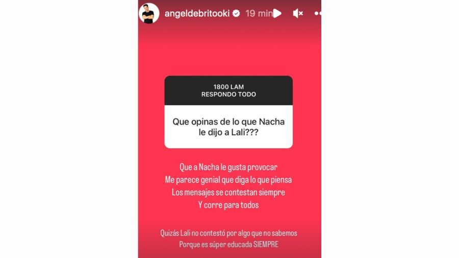 Ángel de Brito sobre los dichos de Nacha Guevara contra Lali Espósito
