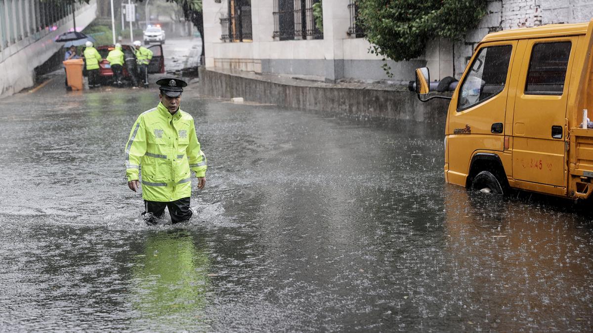 Doksuri azot este viernes el sureste de China Foto AFP