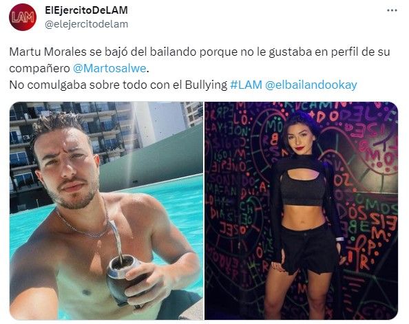 Martu Morales y Martín Salwe en el Bailando 2023