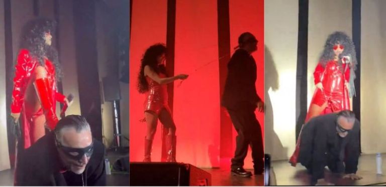 ¡Latigazo! El extravagante video de Lali Espósito y Fito Páez en una fiesta