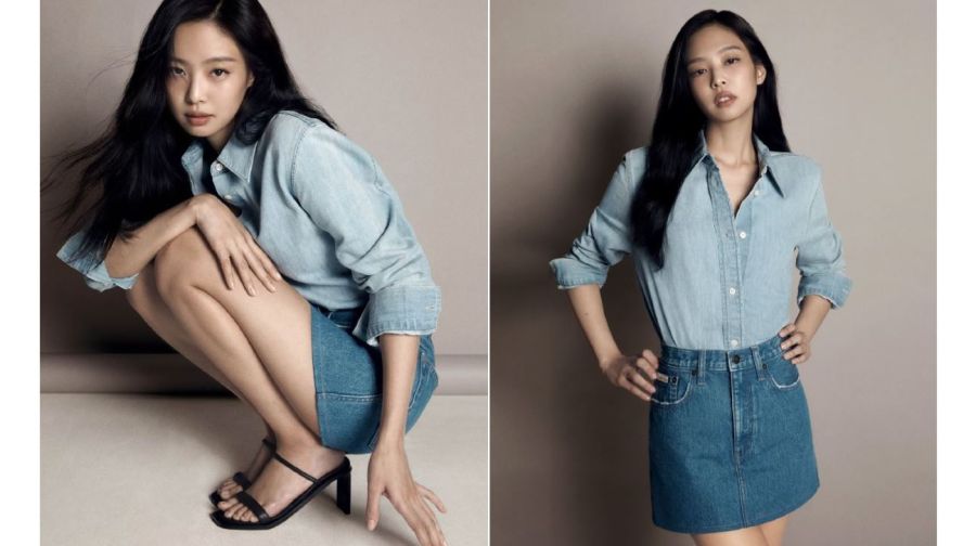 Jennie Kim para Calvin Klein