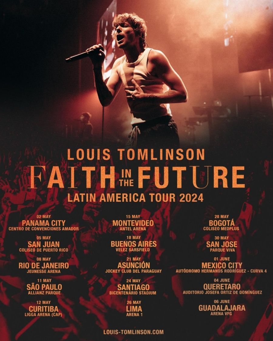 Gira completa de Louis Tomlinson