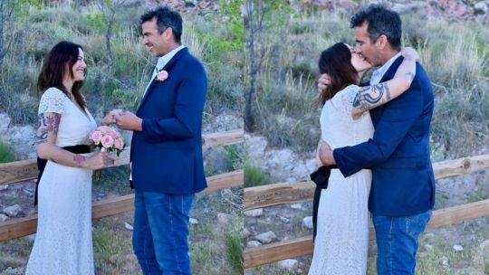 Connie Ansaldi y su pareja, Ignacio Eguren